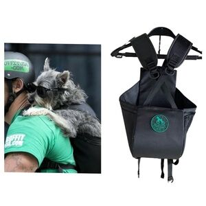 Black Dog Carrier Backpack
